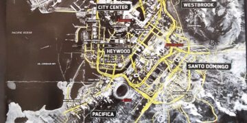 Leaked Image Shows A Highly Dense In-game Map Of Night City