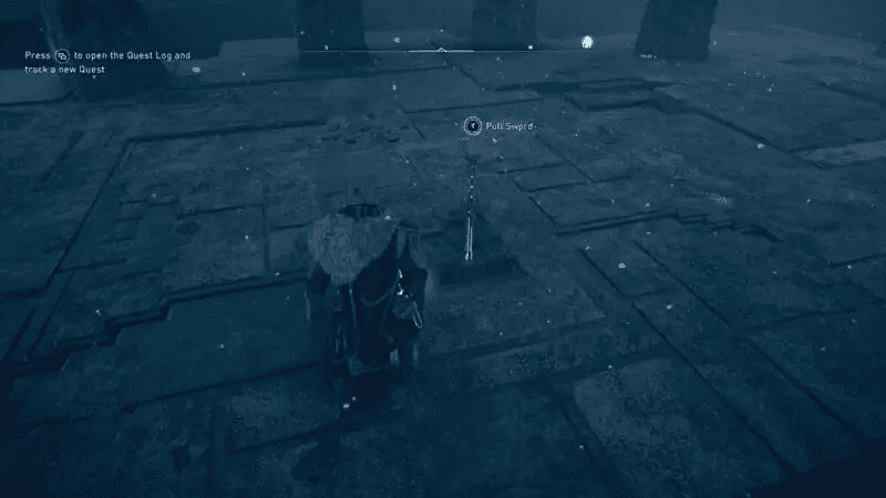 Prompt to 'Pull Sword'