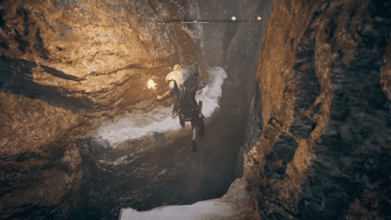 Jumping across to the ledge