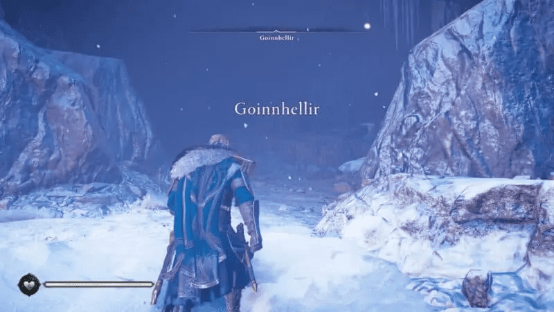 Entering Goinnhellir