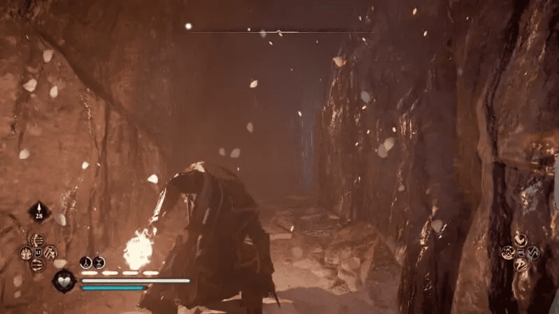 Breaking the ice wall reveals a path