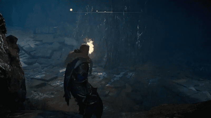 Intersection inside cave