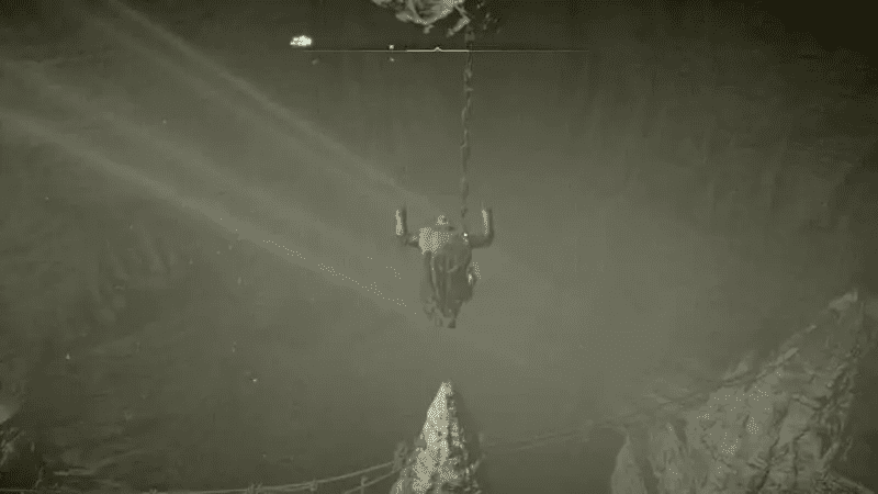 Jumping on the rock while collecting the hanging key