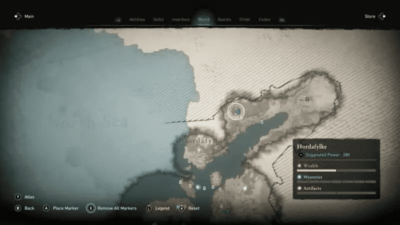 Hordafylke - Mjolnir location on the map