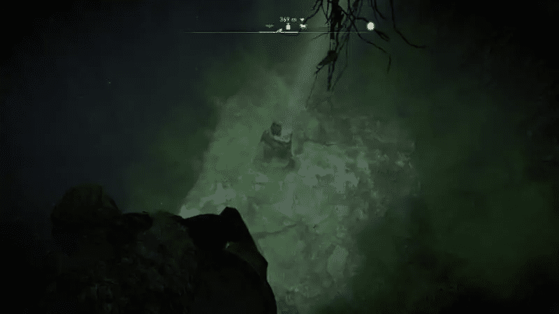 Tablet surrounded by poisonous gas