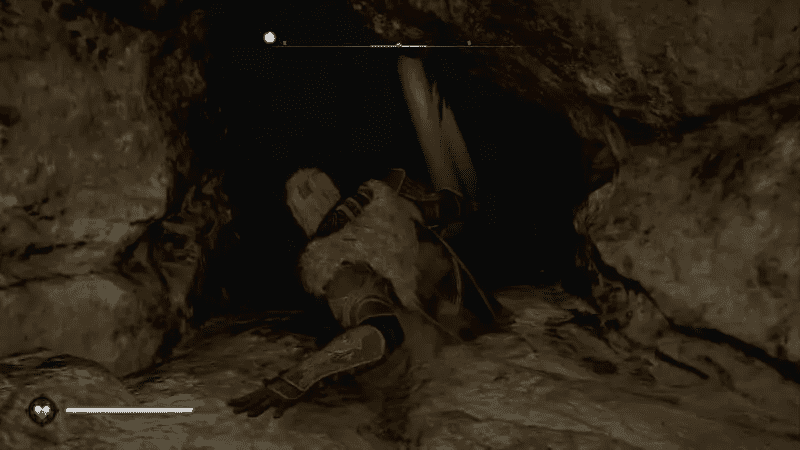 Squeezing through the hole hole in the wall