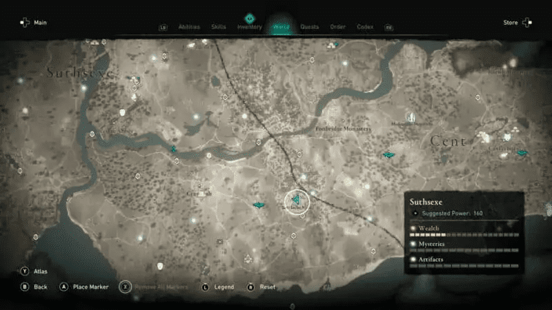 Santlache Mine location on the map