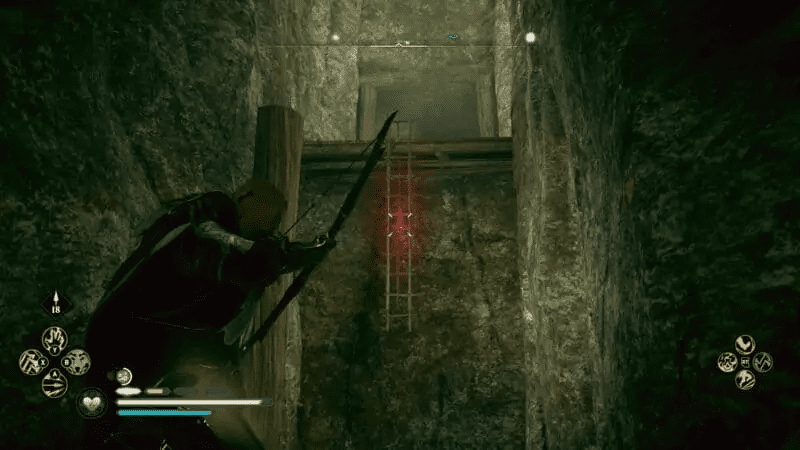 Shooting the locked ladder