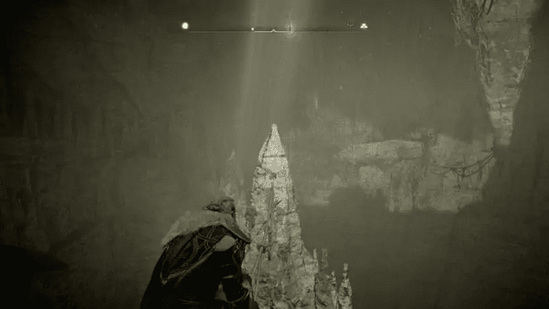 Spiked rocks in the open room