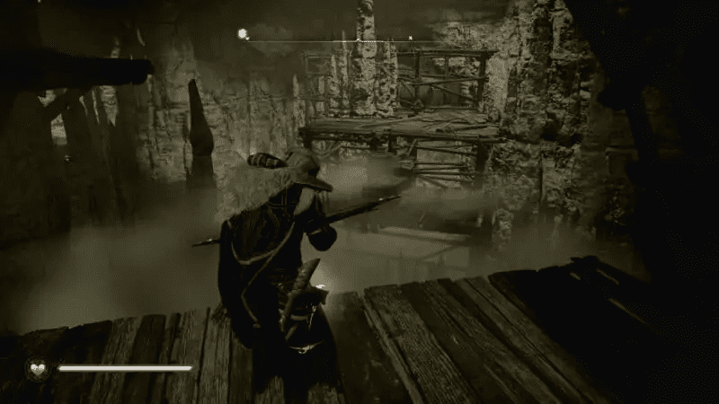Cleared path after shooting down the hanging load