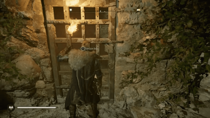 Last locked door leading out of the  Cavern of Trials
