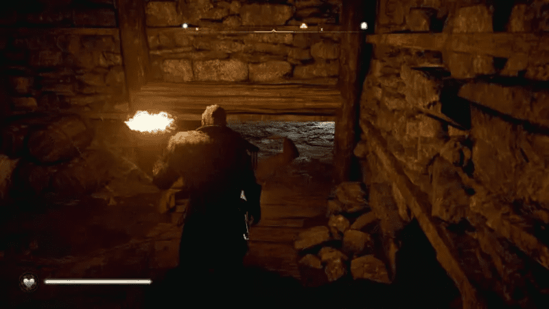 Gap revealed after destroying the pots