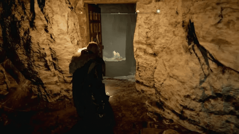 Door unlocked using the key