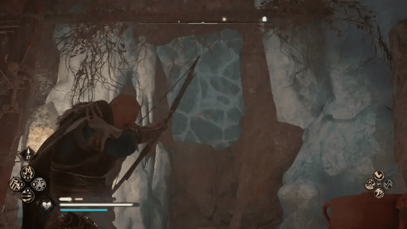 Shooting the ice wall