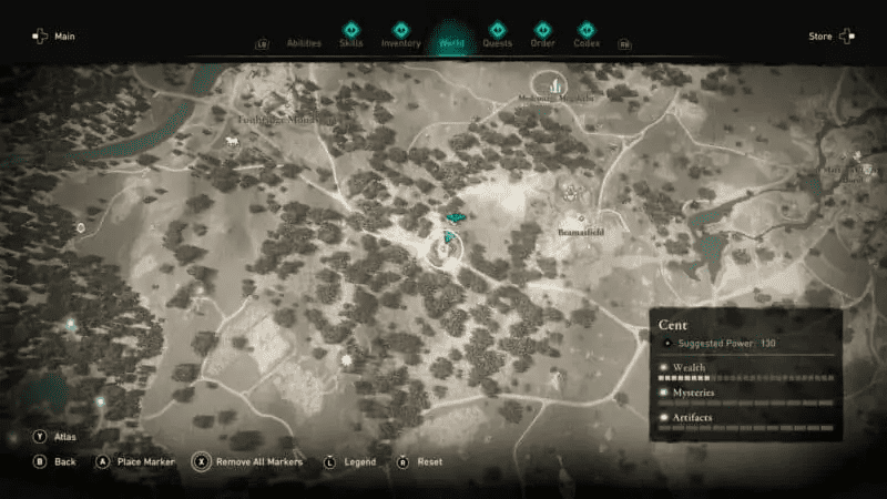 Zealot Woden location on the map