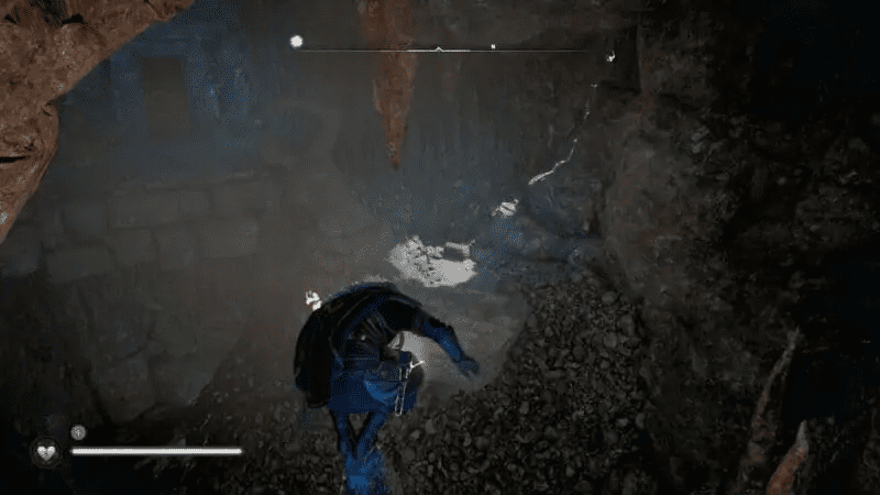 Loot chest seen from distance. That is where you need to jump