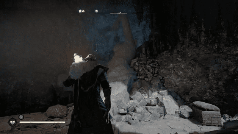 Fallen statue