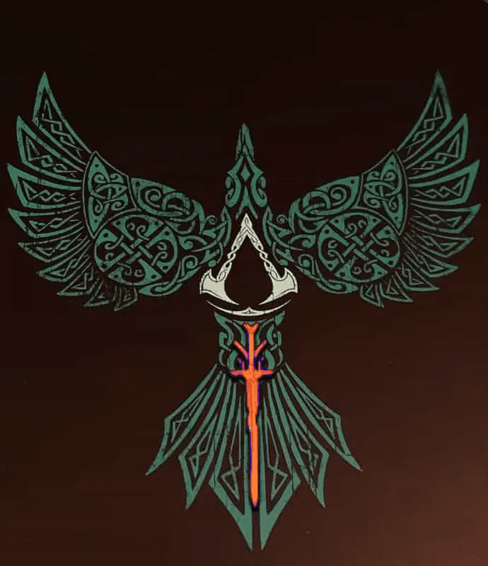 Sword highlighted on the collector's edition symbol