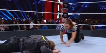 Paul received what was arguably the biggest crowd reaction of the night after Kevin Owens dropped a stunner on him following his match against Sami Zayn.