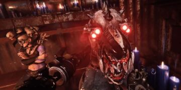 Hunt bounties and pet dogs in the upcoming Warhammer 40K FPS, Necromunda: Hired Gun.