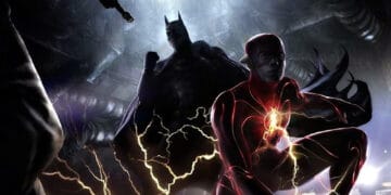 The Flash film initial concept art. Image: Warner Bros./DC Comics Entertainment.