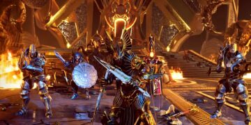 Backporting Godfall to the PS4 is a first for Sony, Counterplay Games, and/or Gearbox.