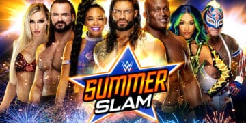 WWE SummerSlam 2021 is coming to movie theaters. Images: WWE
