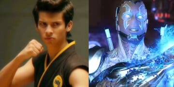 Xolo Maridueña cast as Blue Beetle. (Image: Sony Pictures Television/DC Entertainment/NetherRealm Studios)