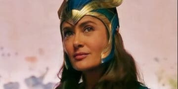 Salma Hayek is Ajak in Marvel Studios' Eternals. (Images: Marvel Studios/Disney)