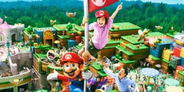 Super Nintendo World will be coming to Universal Studios Hollywood. (Images: Nintendo)