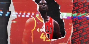 Michael Jordan in NBA 2K22. (Images: 2K Games/NBA)