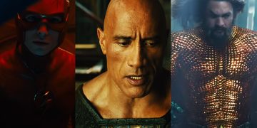 The DCEU has a full plate for 2022 revealed in The World Needs Heroes Super Bowl teaser. (Images: DC Entertainment and Warner Bros. Pictures)