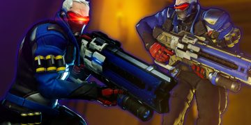 It looks like Soldier: 76 is taking notes from Reinhardt for his Overwatch 2 look.