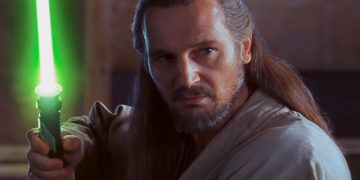 Liam Neeson is interested in returning to Star Wars as Jedi Master Qui-Gon Jinn... on one condition. (Images: Lucasfilm/Disney)