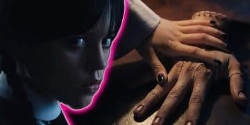A new clip introduces Thing, the loyal hand of the Addams Family, for the upcoming Netflix series Wednesday. (Images: Netflix)