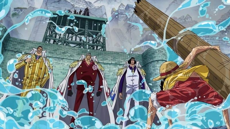 luffy marineford