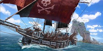 skull and bones art