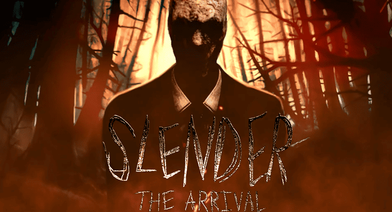 An image of the Slender Man backdrop.