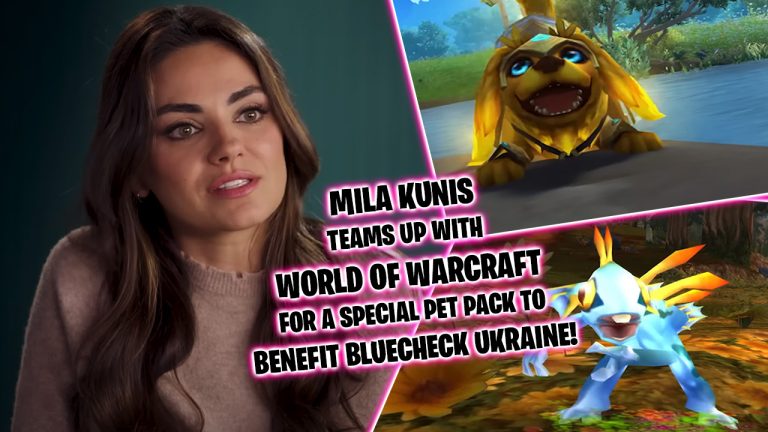 world-of-warcraft-mila-kunis-blizzard-pet-pack-bluecheck-ukraine-charity-FEATURED
