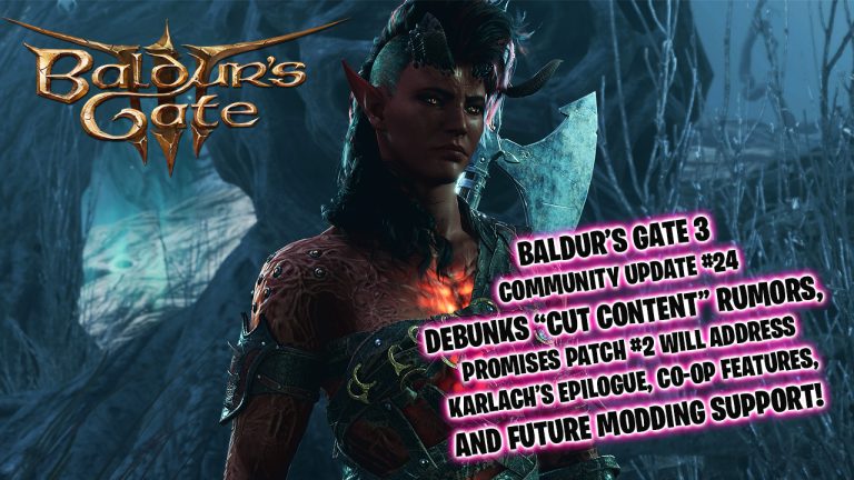 Larian Studios confirms Patch #2 for Baldur’s Gate 3 will address alleged "cut content", including new epilogues and co-op updates.