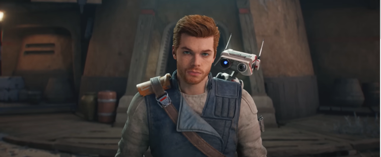 Cameron Monaghan stars as Cal Kestis, the protagonist of the Star Wars Jedi series.