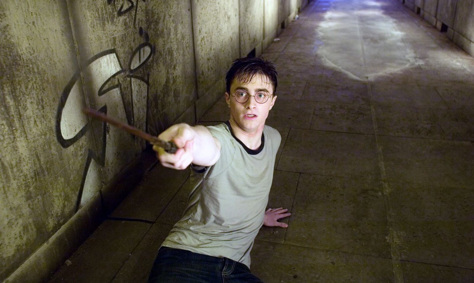 Holmes worked as a stunt double for Radcliffe in six Harry Potter films.