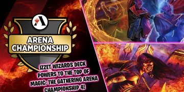 Shinya Saito powered an Izzet Wizards (Blue/Red) deck to win the Magic: The Gathering Arena Championship 4 and its prize pool of $200,000.