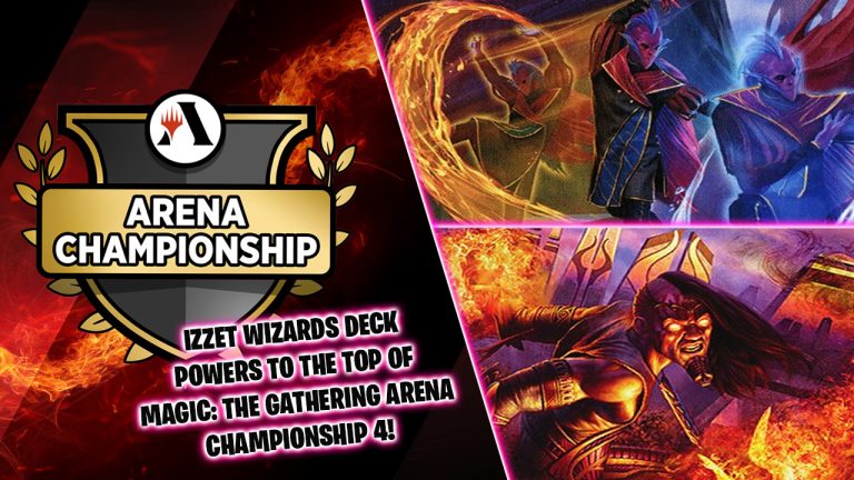 Shinya Saito powered an Izzet Wizards (Blue/Red) deck to win the Magic: The Gathering Arena Championship 4 and its prize pool of $200,000.