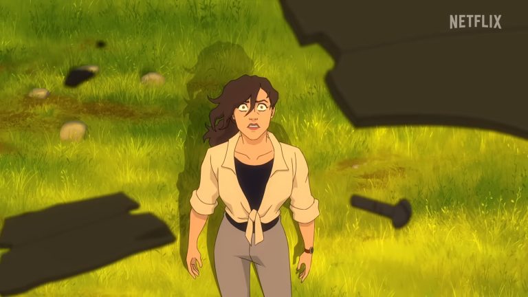 This is the face fans will make if Netflix doesn't renew Skull Island for Season 2 soon.