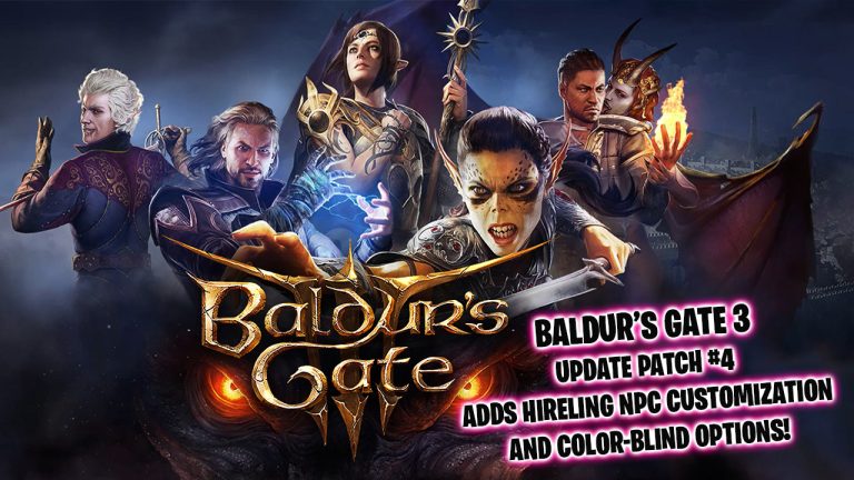 Larian Studios releases Patch#4 for Baldur’s Gate 3, with over 1000 fixes including hireling customization and settings for the color-blind.