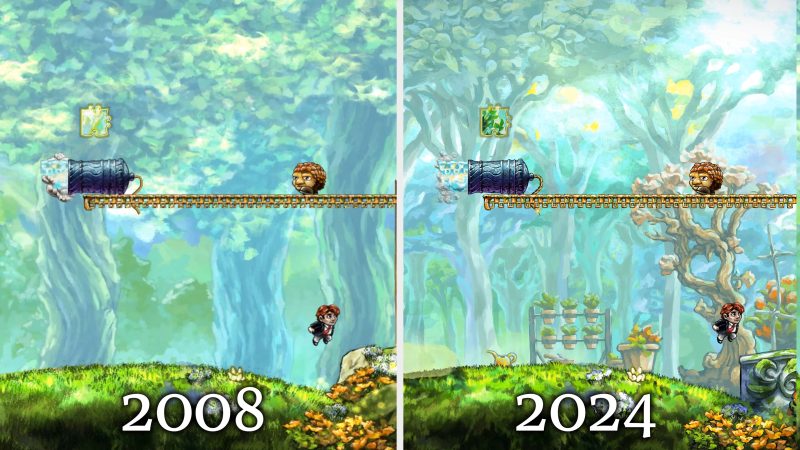The graphical differences don't stand out as much on video but the actual gameplay should be a lot different even if the original still holds up quite well. 
