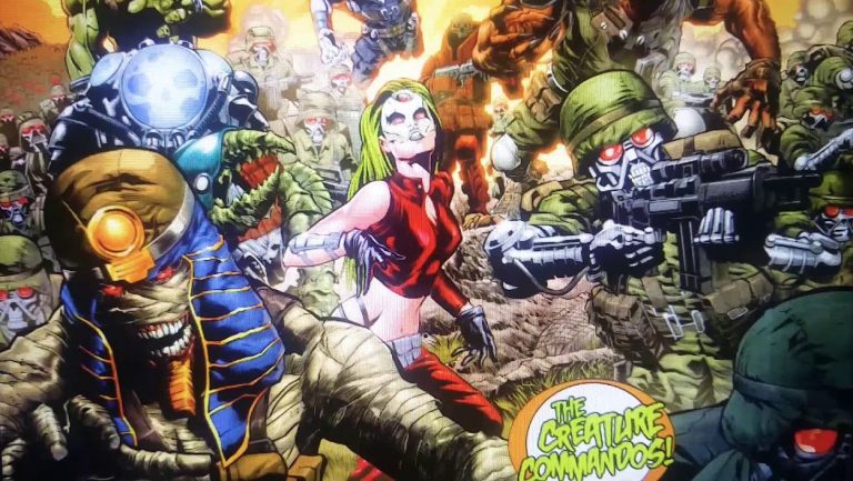 The Creature Commandos team was introduced in Weird War Tales comic issue #93.