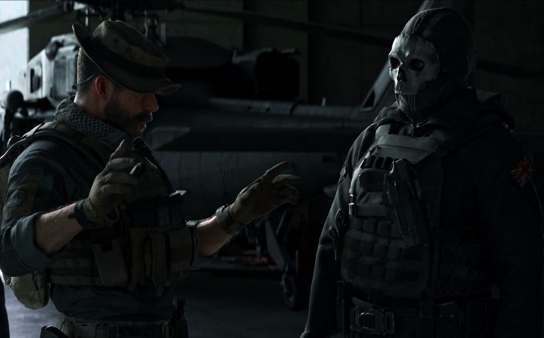 "Yes, there's this many fans thinking that the 2011 and 2023 are one and the same" is probably what Captain Price is saying to Ghost.