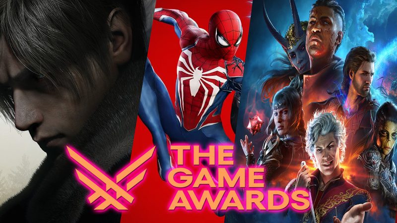 The nominees for The Game Awards 2023 Game of the Year: Resident Evil 4 (Capcom), Marvel's Spider-Man 2 (Insomniac Games), Baldur's Gate 3 (Larian Studios).